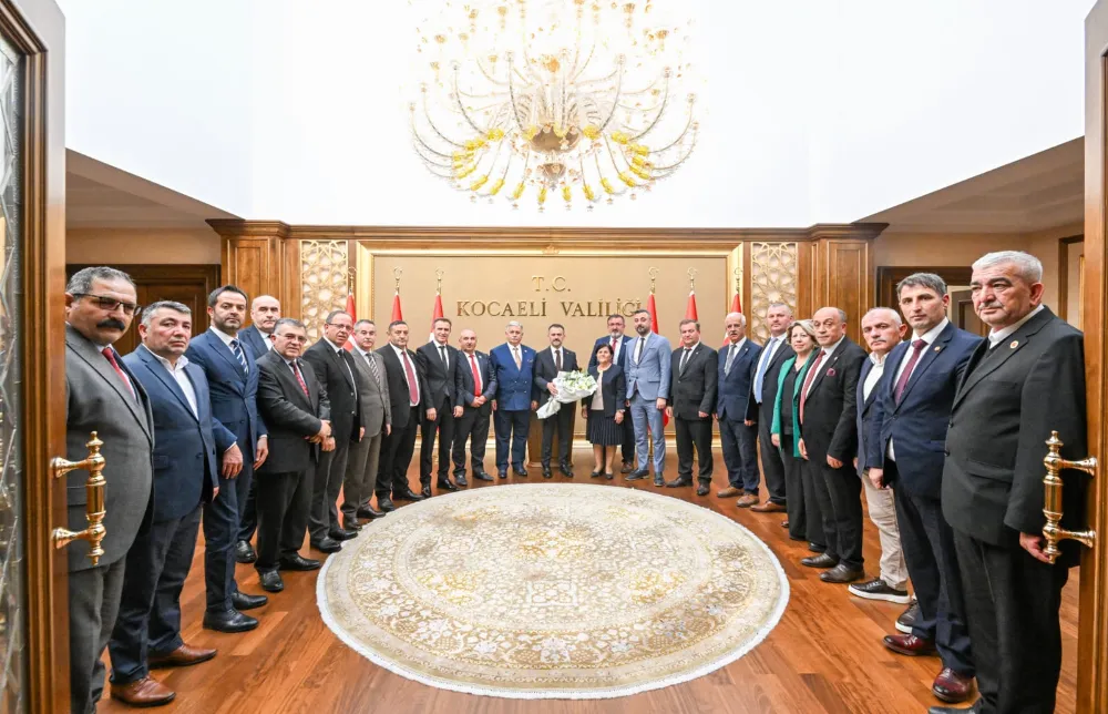 Muhtarlar Günü Münasebetiyle Muhtarlarımızdan Vali Aktaş’a Ziyaret