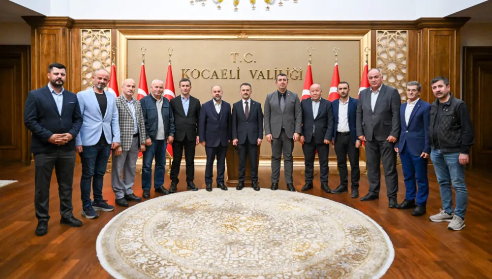 Prof. Dr. Hüseyin Şaşkın ve Yeni Yönetiminden,  Vali İlhami Aktaş’a Ziyaret