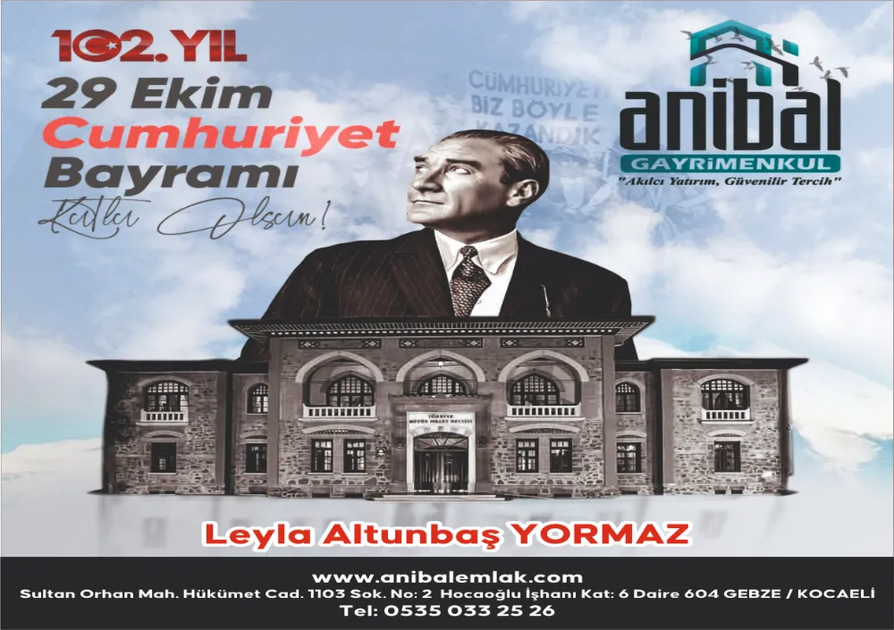 29 Ekim Cumhuriyet Bayramımız Kutlu Olsun