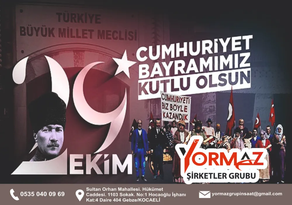 29 Ekim Cumhuriyet Bayramımız Kutlu Olsun