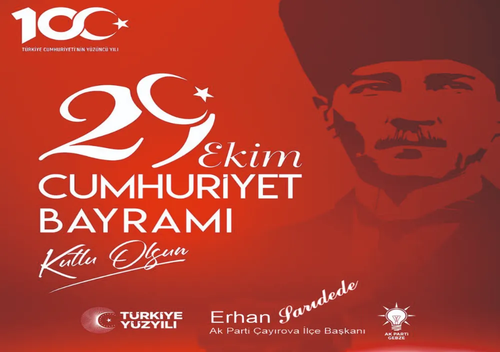 29 Ekim Cumhuriyet Bayramımız Kutlu Olsun