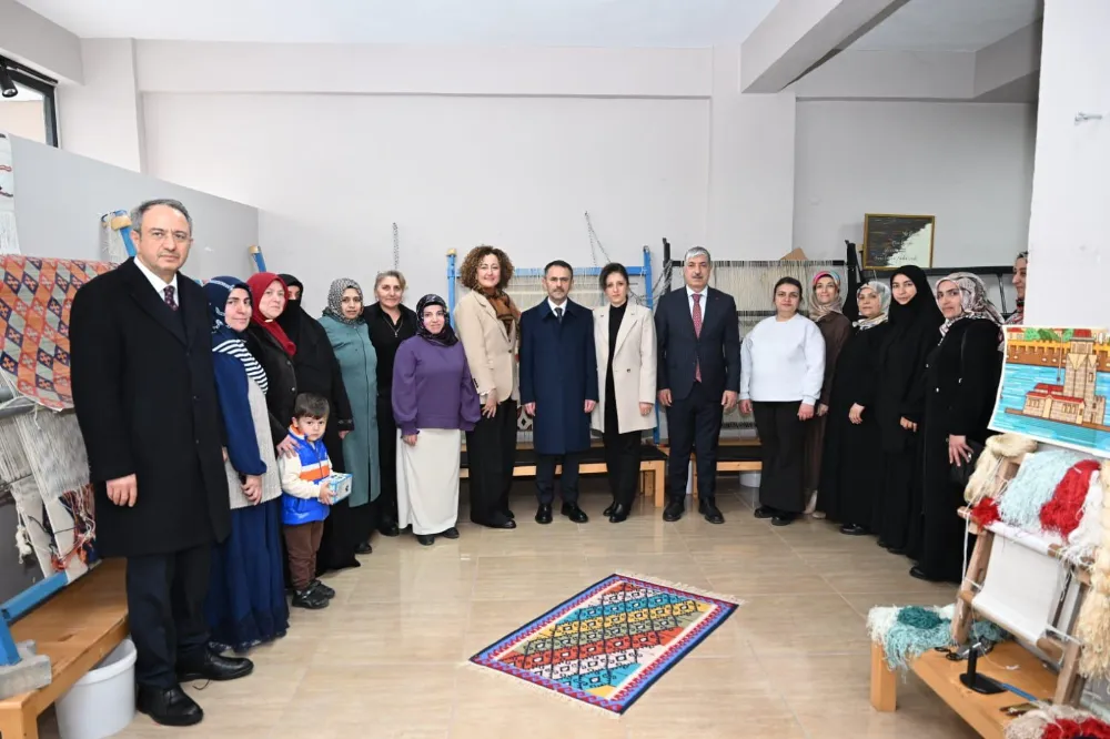 Aktaş Çifti GİLEM ‘de Kadın Girişimcileri Ziyaret Etti