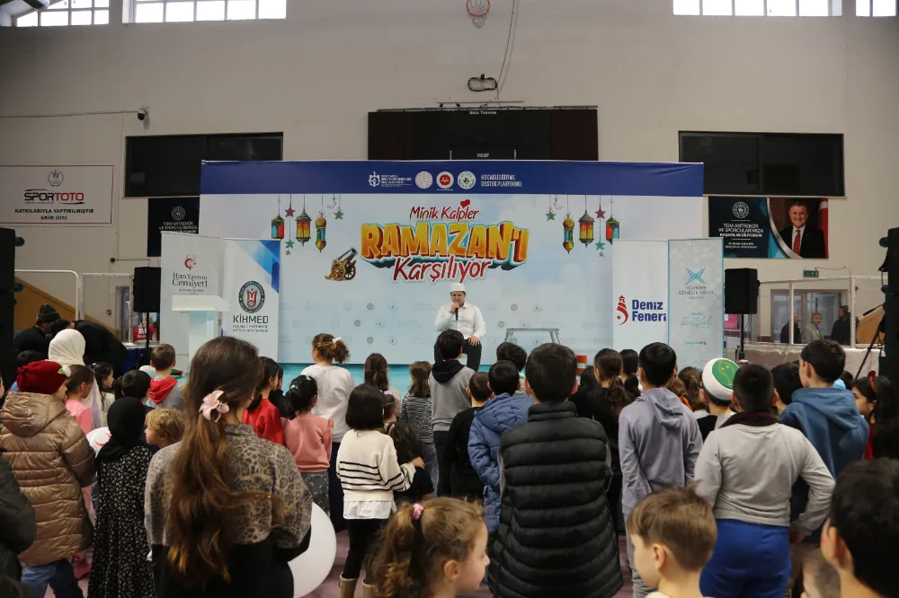 Minik kalpler Ramazan’ın coşkusunu yaşadı