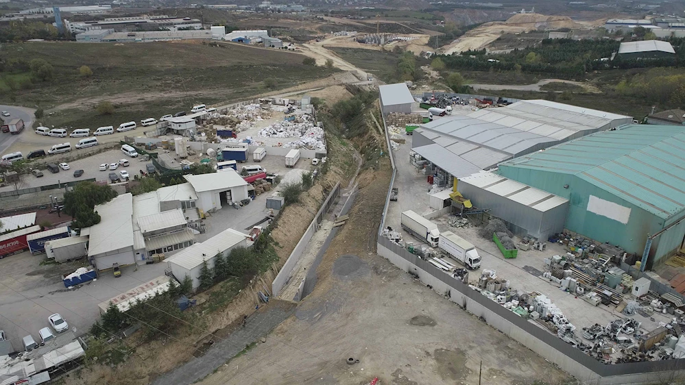 Gebze Organize Sanayi Bölgesi’nde Dere Islahı Yapılıyor