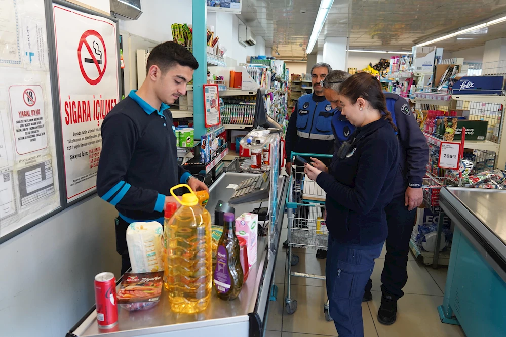 <strong>Zabıtadan market denetimi</strong>