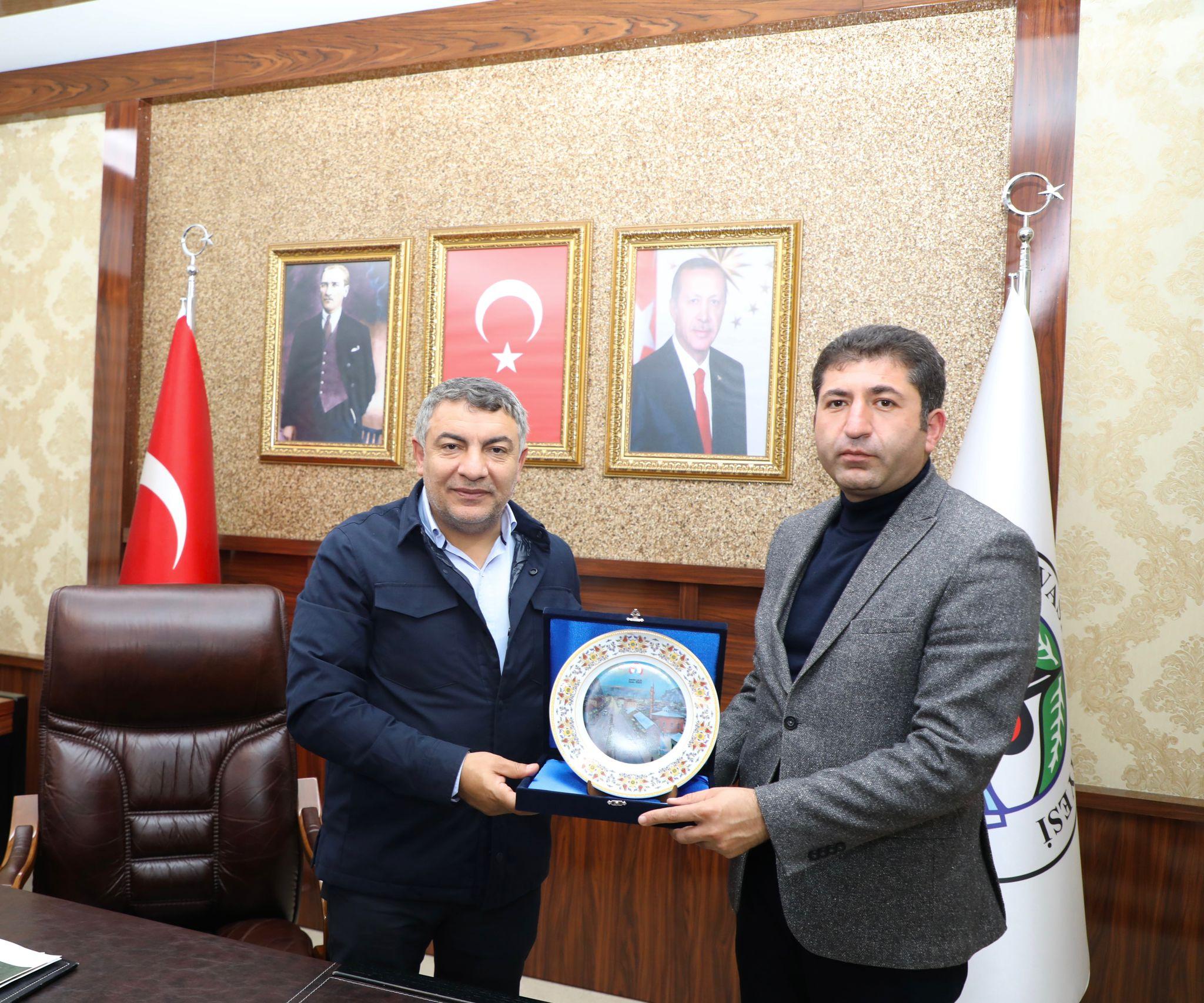 Başkan Şayir, Sivas Zara Belediye Başkanı Çelik’i ağırladı