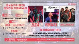 Darıca’da 19 Mayıs E-Spor Gençlik Turnuvası düzenlenecek