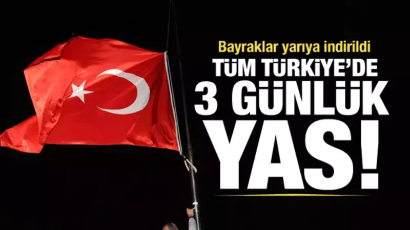 Baskan Erdogan Duyurdu Turkiyede 3 Gunluk Ulusal Yas Ilan Edildi 1697662830 682