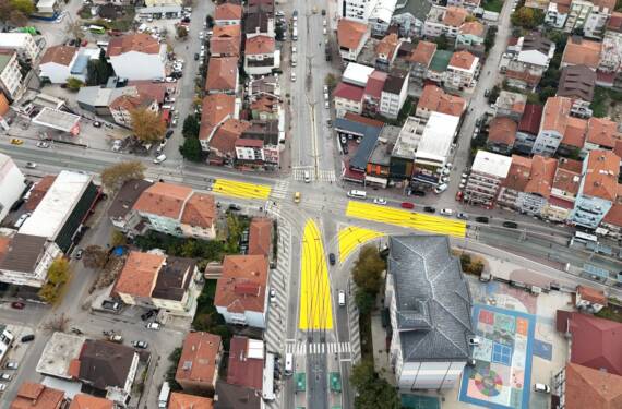 Tramvay hattında yaya güvenliği için önemli çalışma (1)